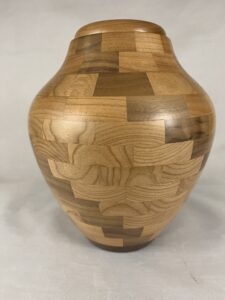 adult wood cremation urn
